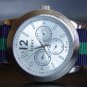Blue and Green 20mm Nato Nylon Watch Strap