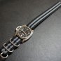 Black Gray 20mm 3 Ring Zulu Nylon Watch Strap Band