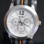 Black Gray and Orange 20mm Nato Nylon Watch Strap