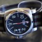 Black Red Green 24mm 5 Ring Zulu Nylon Watch Strap Band