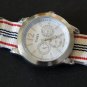 Ivory Red Black White 20mm Nato Nylon Watch Strap