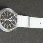 White 18mm Nato Nylon Watch Strap