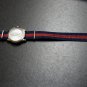Blue and Red Stripe 16mm James Bond  Nato Nylon Watch Strap
