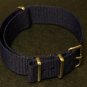 Navy Blue 18mm Nato Nylon Watch Strap