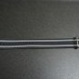 Black Gray 26mm 3 Ring Zulu Nylon Watch Strap Band