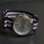 Blue White Red 18mm Nato Nylon Watch Strap