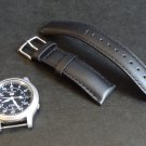 Timex Black Leather 20mm Watch Strap Band NEW