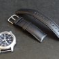 Timex Black Leather 20mm Watch Strap Band NEW