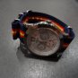 Navy Red Yellow Stripe 20mm James Bond Nato Nylon Watch Strap
