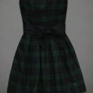 Abercrombie & Fitch ANF Codie Dress Plaid Bow New with Tag Size 0