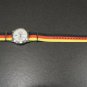 Black Red & Yellow Stripe 20mm Nato Nylon Watch Strap