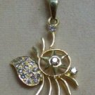 .31 CT DIAMOND PENDANT SOLID 18K GOLD FINE JEWELRY