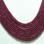 11Strand Stunning Natural Cabochon Ruby Beads Necklace
