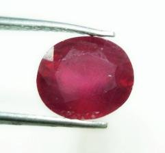 1.65cts stunning natural African Ruby gemstone oval