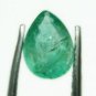 0.35cts Natural Colombian Green Emerald Gemstone Pear