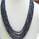 NATURAL BLUE SAPPHIRE OVAL GEMSTONES JEWELRY STRAND