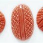 Handcrafted Natural Red Carved Flower Coral lots
