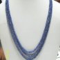 NECKLACE GEMSTONE BLUE SAPPHIRE CABOCHONE LIGHT UNIQUE