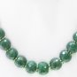 Designer Single Stunning Emerald Necklace with silver