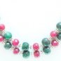 Designer Stunning Ryby&emerald Necklace with silver