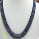 MAGNIFICENT BLUE SAPPHIRE FACETTED GEMSTONE NECKLACE