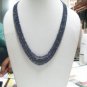 MAGNIFICENT BLUE SAPPHIRE FACETTED GEMSTONE NECKLACE