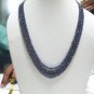 MAGNIFICENT BLUE SAPPHIRE FACETTED GEMSTONE NECKLACE