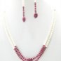 Designer Fresh Water pearl  Necklace with silver clasp