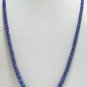 NECKLACE BLUE SAPPHIRE EXTRA FINE RARE GEMSTONE STRING!