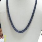 NATURAL BLUE SAPPHIRE DARK CABOCHONE UNIQUE STRAND !