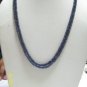 NATURAL BLUE SAPPHIRE DARK CABOCHONE UNIQUE STRAND !