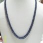 NATURAL BLUE SAPPHIRE DARK CABOCHONE UNIQUE STRAND !