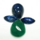 2.60cts stunning Natural Emerald$Sapphire Gemstone Lots