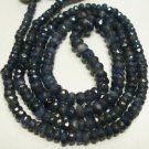 Single Strand Natural Sapphire Bead Gemstone Strand 16"
