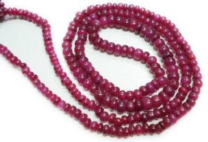 Single Strand Natural Pink Beades Gemstone Strand 16"