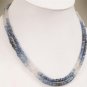 2strand Natural Shaded Sapphire Gemstone Necklace