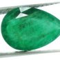 3.15cts Stunning Natural Zambian Emerald pear Gemstone