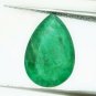 3.15cts Stunning Natural Zambian Emerald pear Gemstone