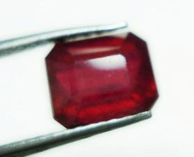 1.90cts Stunning Natural African Ruby Rectangle shape