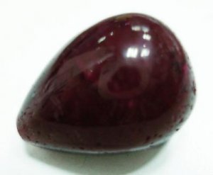 23.70cts stunning Natural Cabochon ruby Gemstone Drop