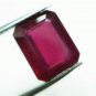 3.60cts Stunning Natural African Ruby Rectangle shape