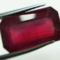 4.10cts Stunning Natural African Ruby Rectangle shape