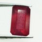 3.90cts Stunning Natural African Ruby Rectangle shape