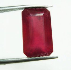 4.00cts Stunning Natural  African Ruby Rectangle shape