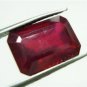 5.45cts Stunning Natural  African Ruby Rectangle shape