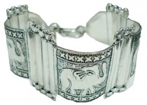 61.29gms Stunning Handcrafted German Silver Bracelet