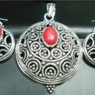 Handcrafted German Silver Pendant & Earring Sets