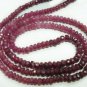 Single Strand Shaded Ruby Beads Gemstone Strand 16"