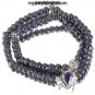 stunning Blue Sapphire natural beads Gemstone Necklace