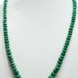 Designer Natural Emerald Gemstone Beads Necklace